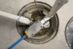 Sump Pump With Works Plumbing in Menlo Park, California