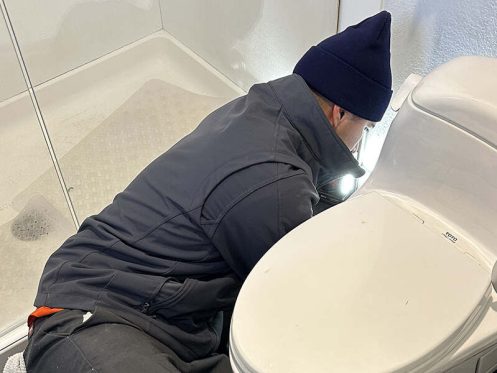 what causes a toilet to overflow