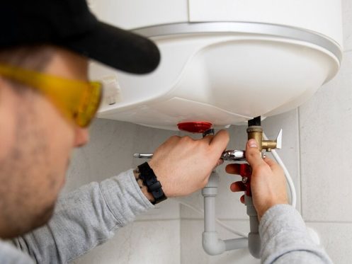 will flushing water heater help with water pressure